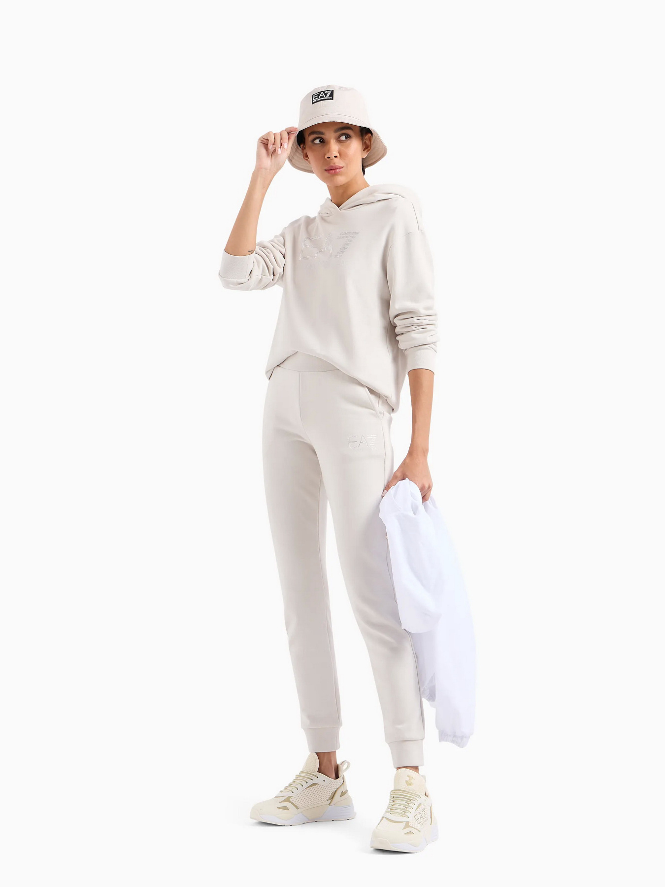 Худи EA7 Logo Series модель 3DTM23-TJSYZ-1938 Фото