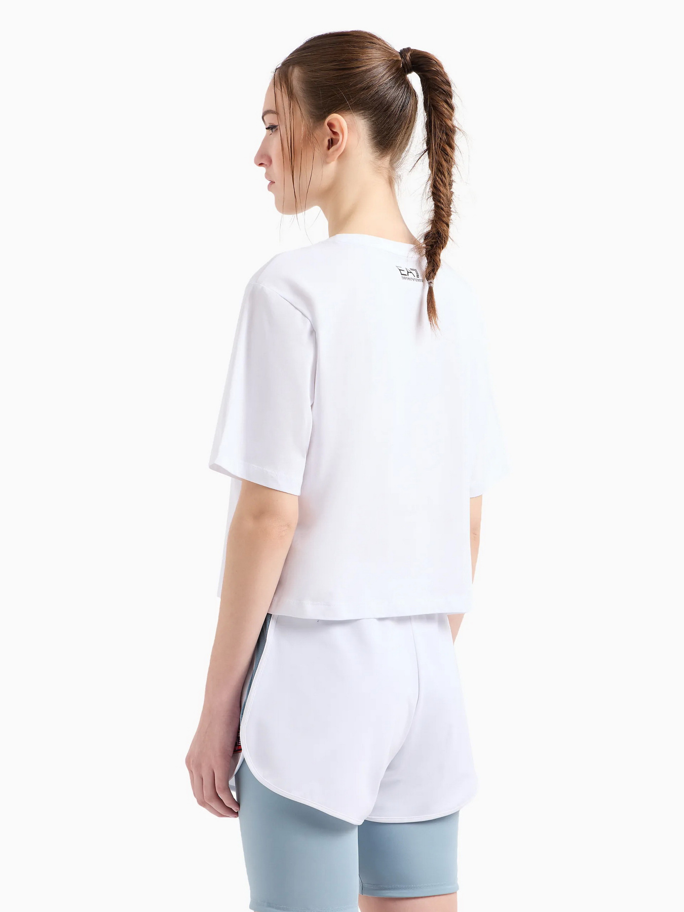 Футболка EA7 Logo Series модель 3DTT35-TJTYZ-1100 Футболка EA7 Logo Series модель 3DTT35-TJTYZ-1100 Фото