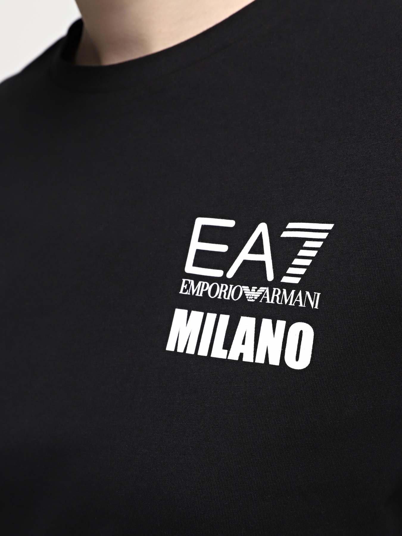 Футболка EA7 Logo Series модель 3DTT42-TJTYZ-1200 Фото