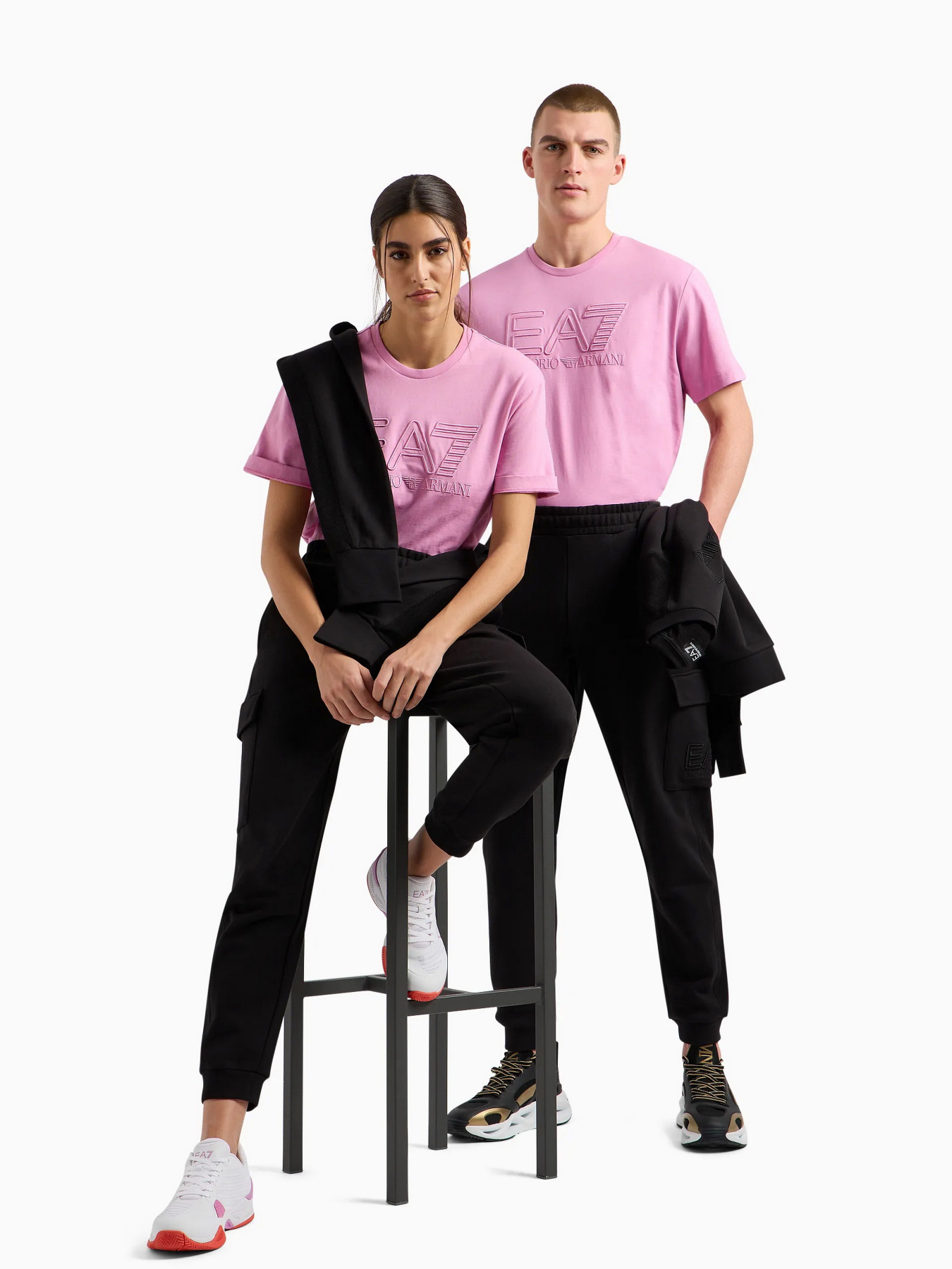 Футболка EA7 Logo Series модель 3DUT05-PJUTZ-1432 Фото