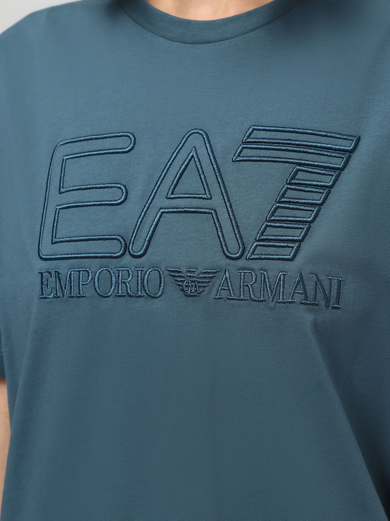 Футболка EA7 Logo Series модель 3DUT05-PJUTZ-1821 Фото