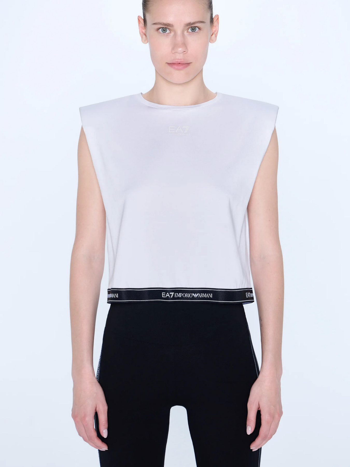 Футболка EA7 Logo Series модель 3DTT22-TJ6SZ-1100 Фото