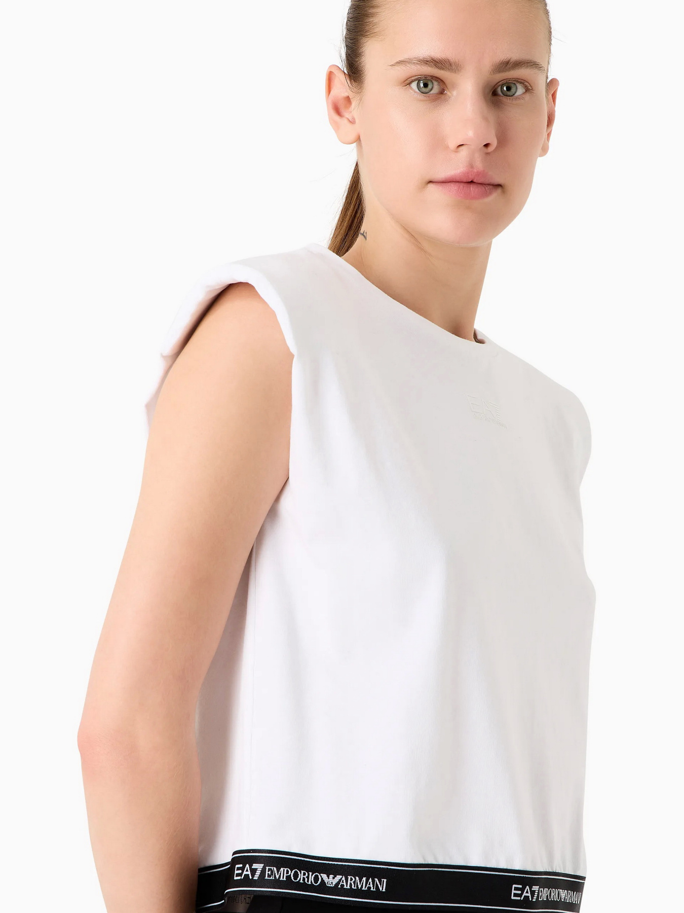 Футболка EA7 Logo Series модель 3DTT22-TJ6SZ-1100 Фото