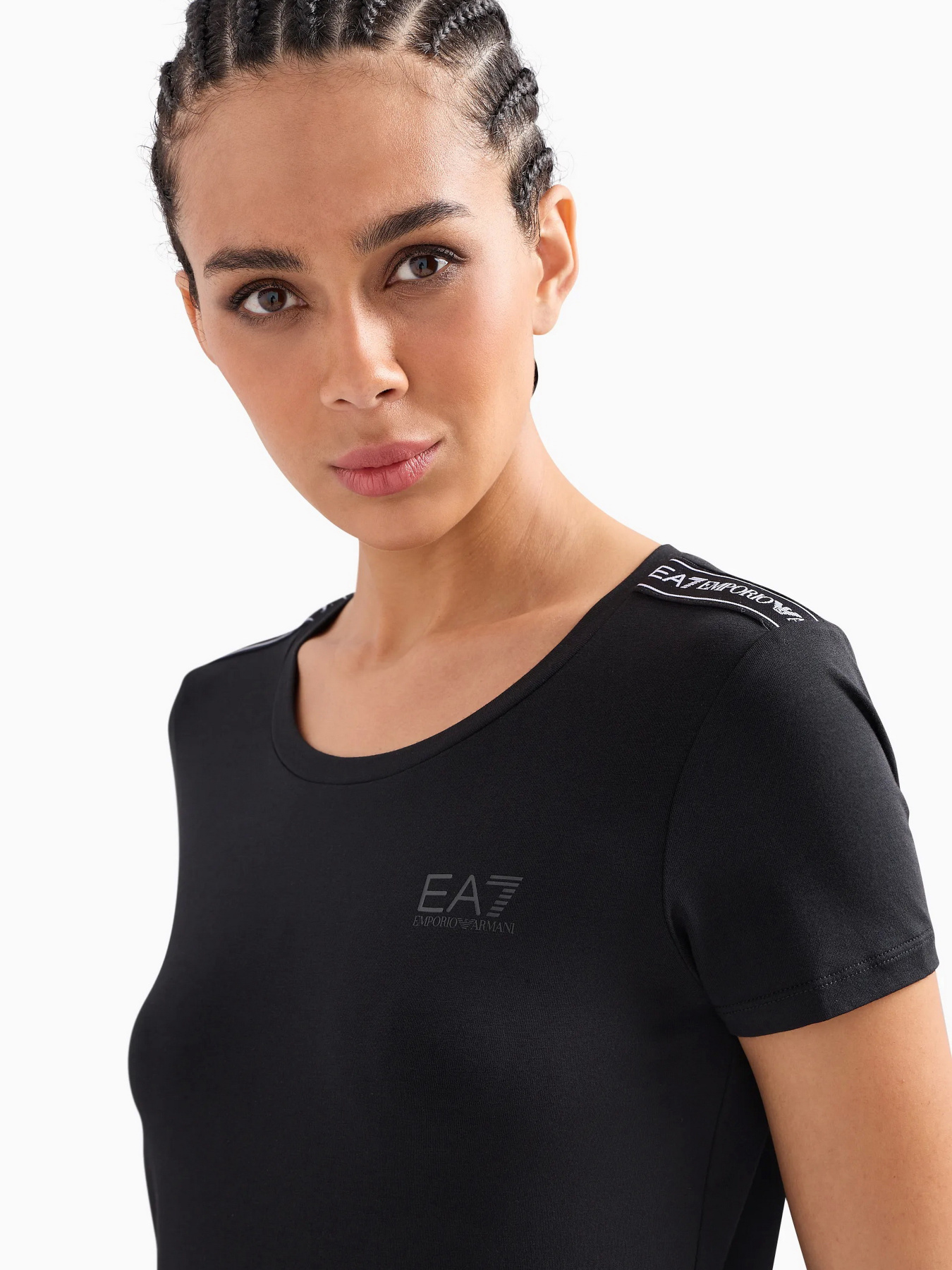 Футболка EA7 Logo Series модель 3DTT44-TJ6SZ-1200 Фото