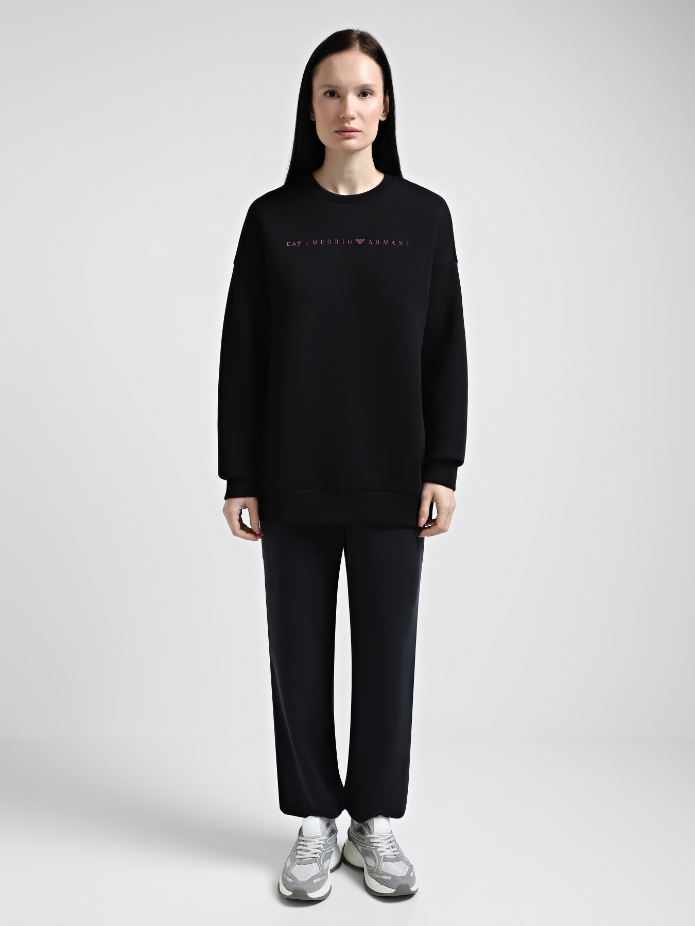 Свитшот EA7 Natural Ventus7 модель 6DTM02-TJUXZ-1200 Фото