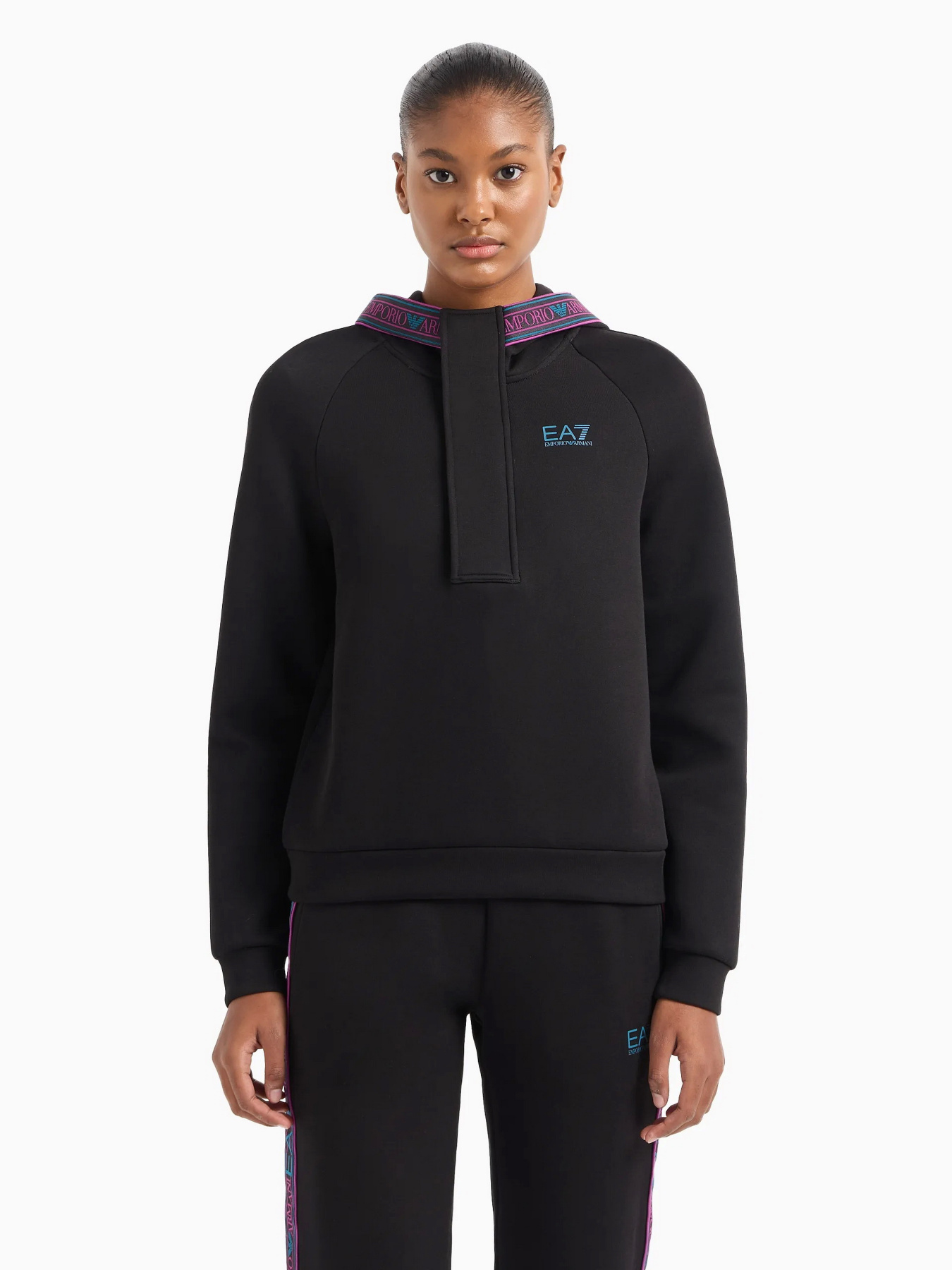 Худи EA7 Natural Ventus7 модель 6DTM38-TJUXZ-1200 Фото