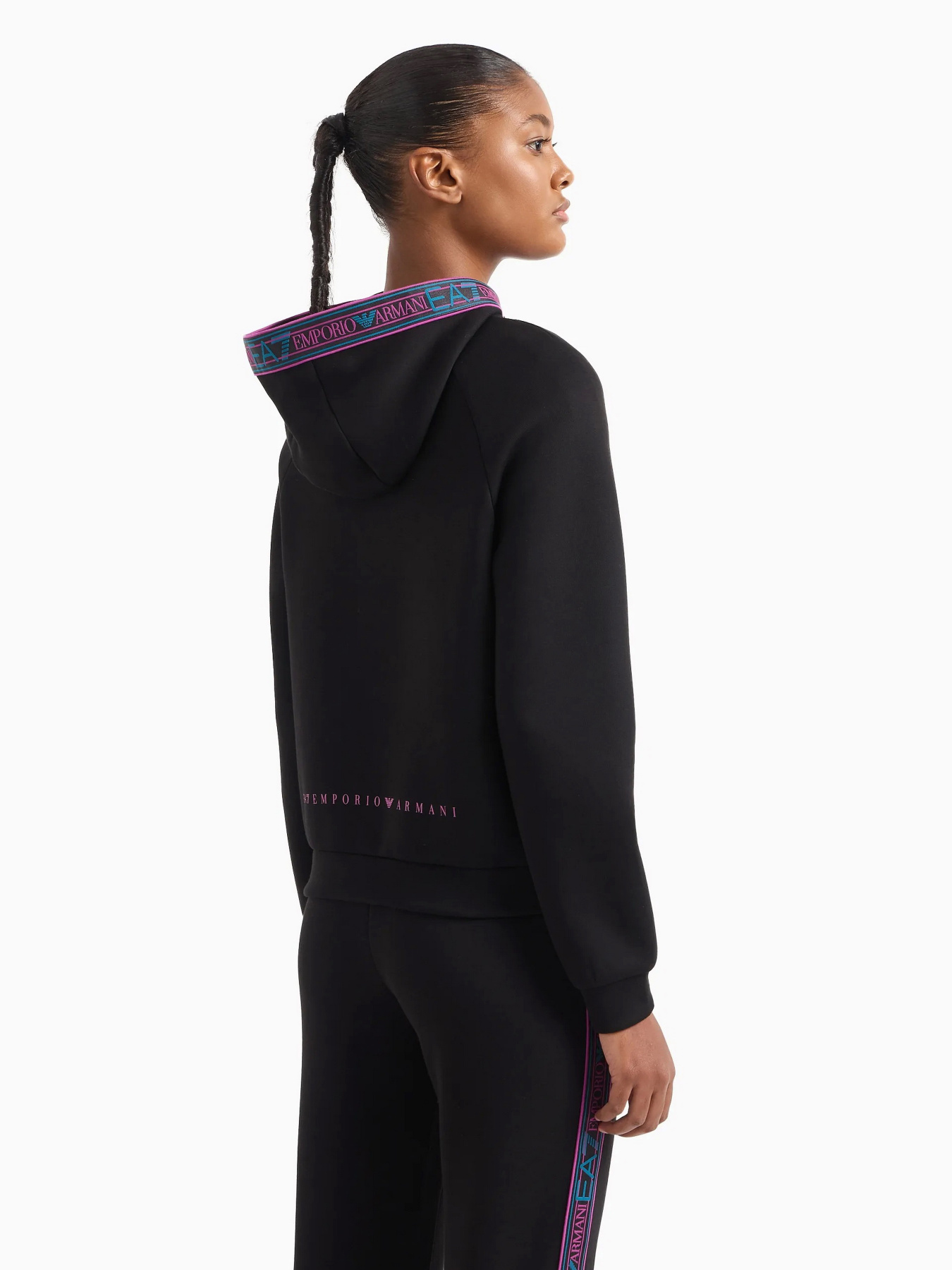 Худи EA7 Natural Ventus7 модель 6DTM38-TJUXZ-1200 Фото