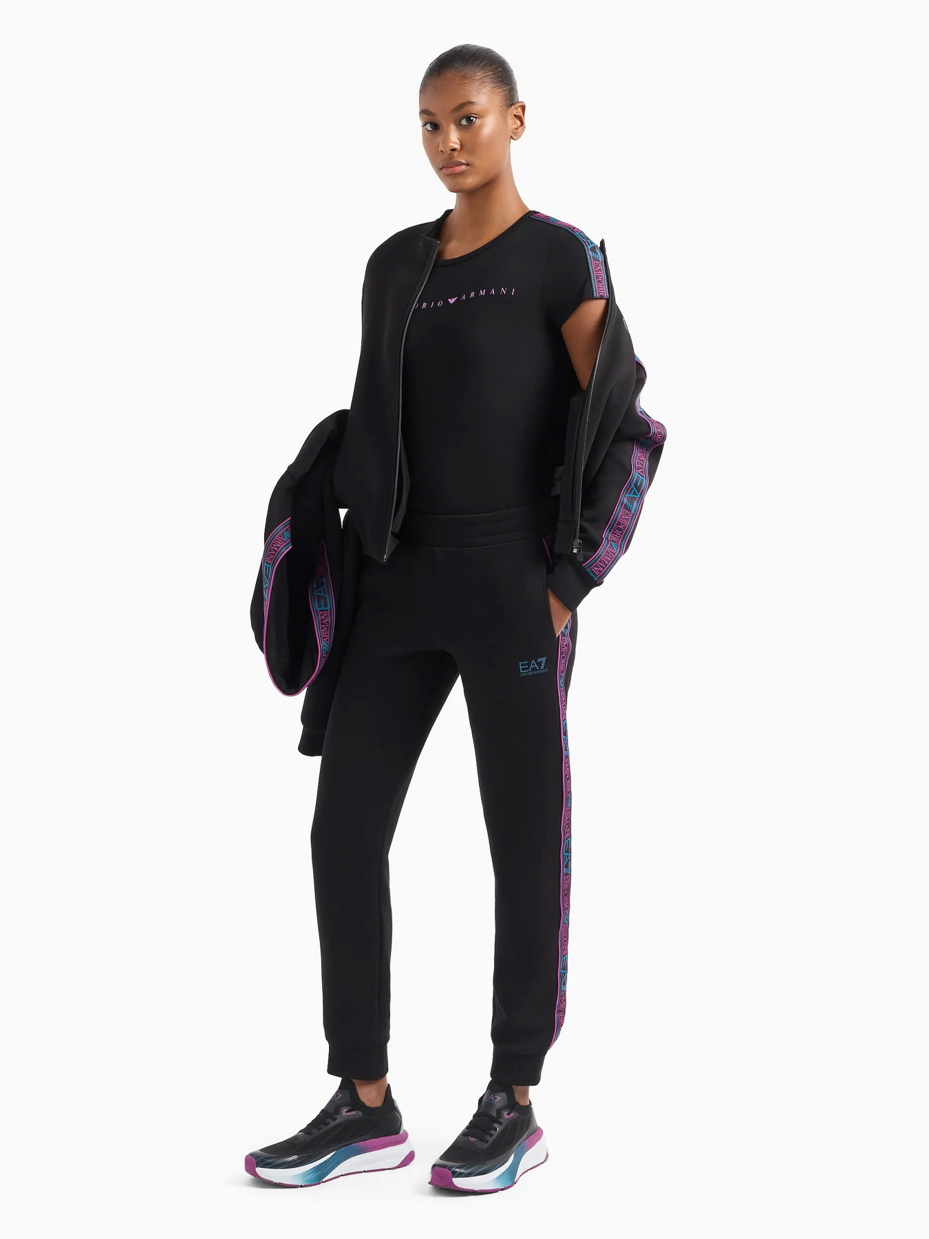 Штаны спортивные EA7 Natural Ventus7 модель 6DTP81-TJUXZ-1200 Фото