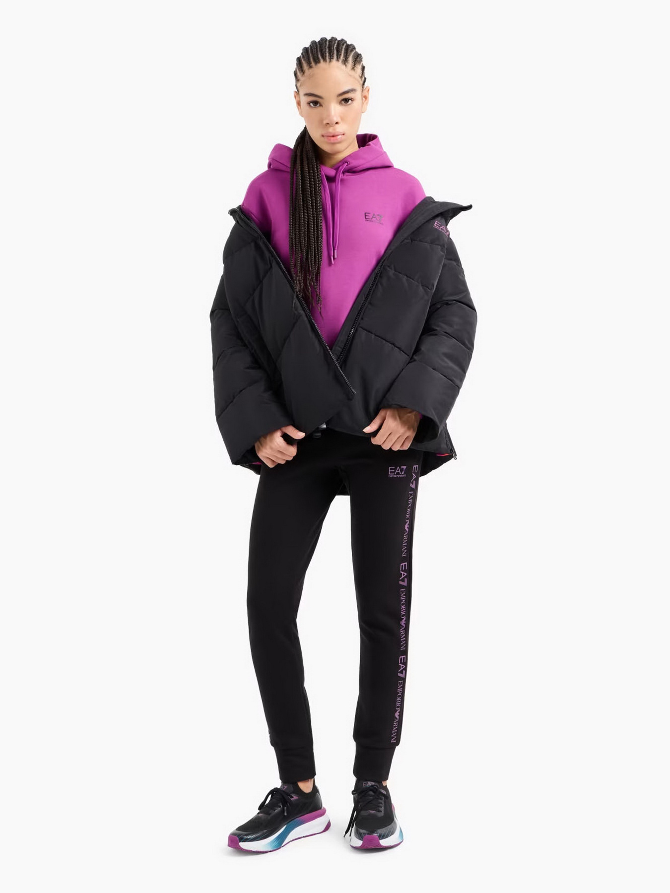 Зимняя куртка EA7 Logo Series модель 6DTB18-TN8AZ-1200 Фото