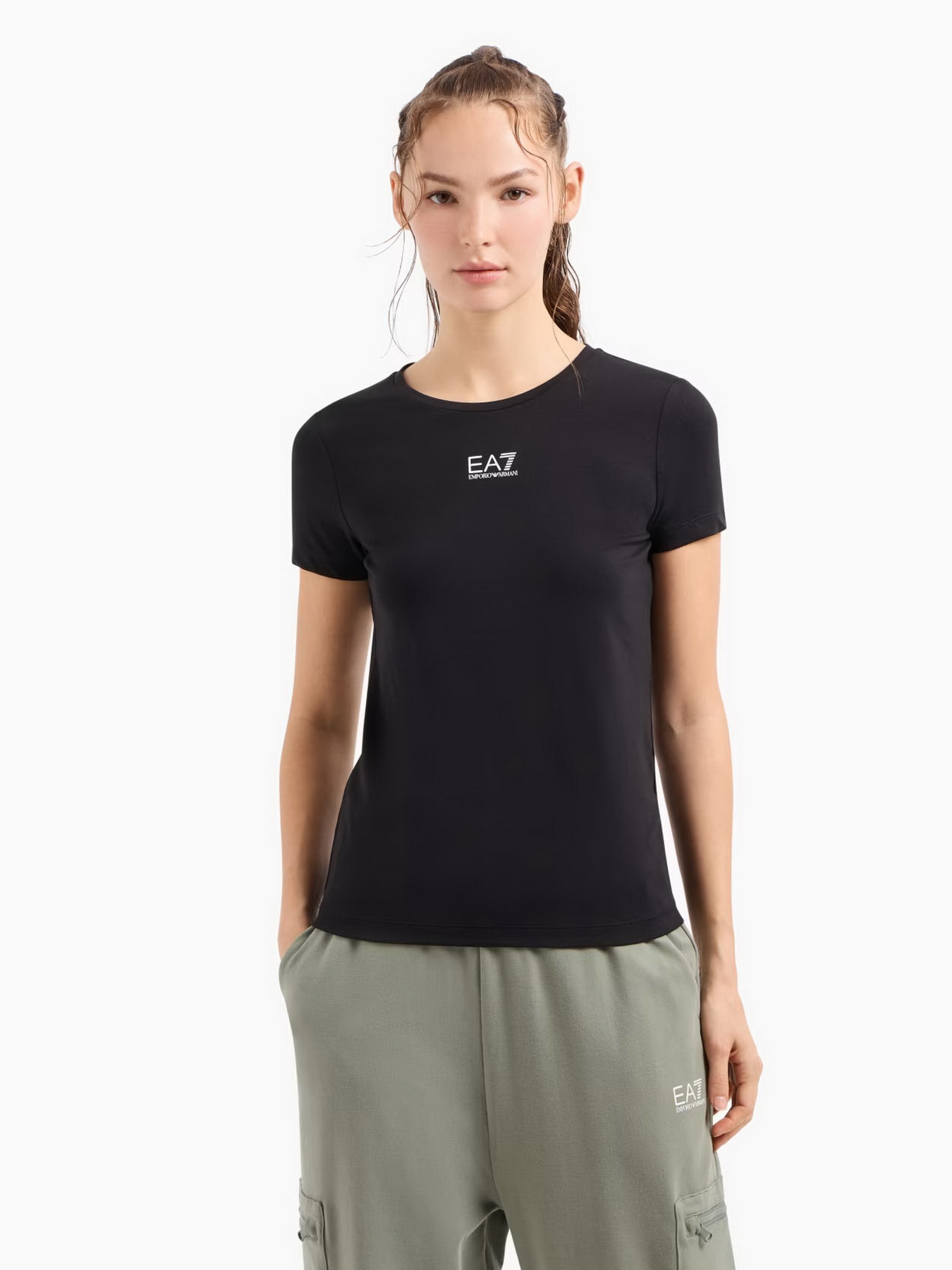 Футболка EA7 Logo Series модель 6DTT12-TJDZZ-1200 Фото