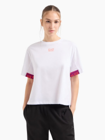 Футболка EA7 Logo Series модель 6DTT15-TJLOZ-1100 Фото