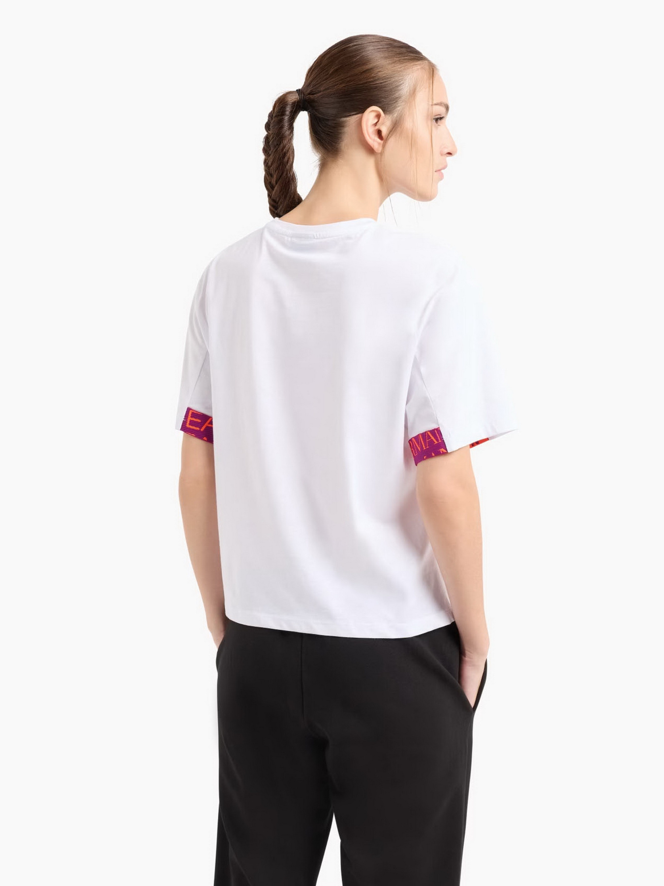 Футболка EA7 Logo Series модель 6DTT15-TJLOZ-1100 Футболка EA7 Logo Series модель 6DTT15-TJLOZ-1100 Фото