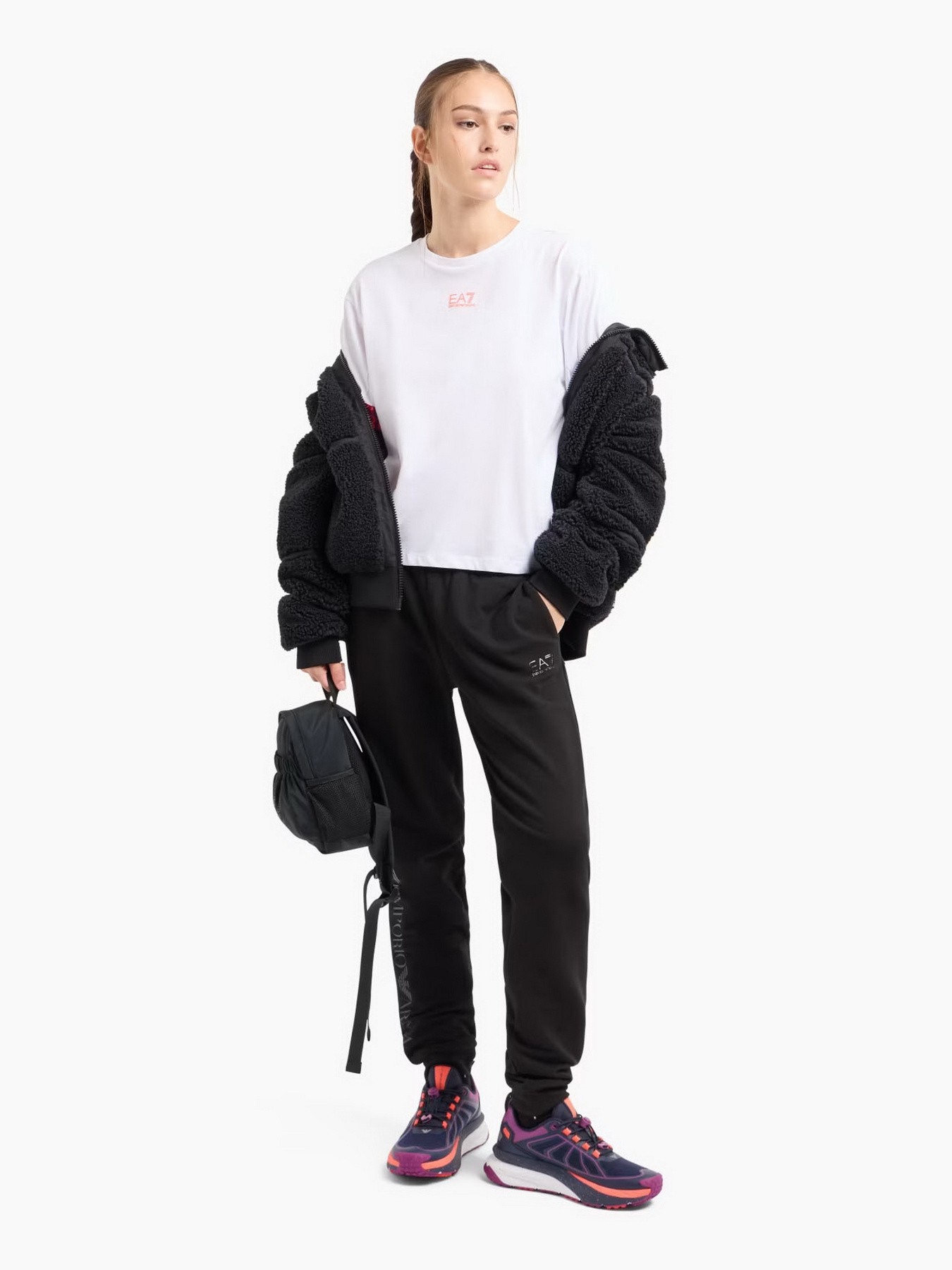 Футболка EA7 Logo Series модель 6DTT15-TJLOZ-1100 Футболка EA7 Logo Series модель 6DTT15-TJLOZ-1100 Фото