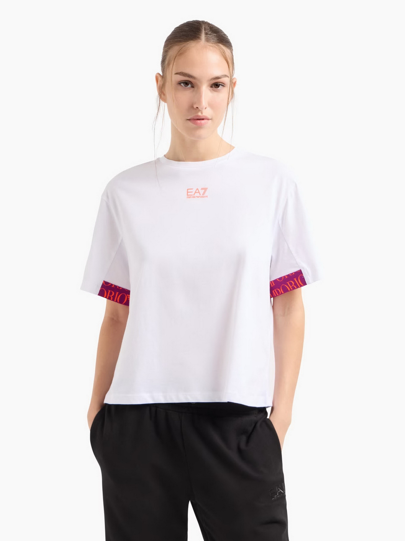 Футболка EA7 Logo Series модель 6DTT15-TJLOZ-1100 Футболка EA7 Logo Series модель 6DTT15-TJLOZ-1100 Фото