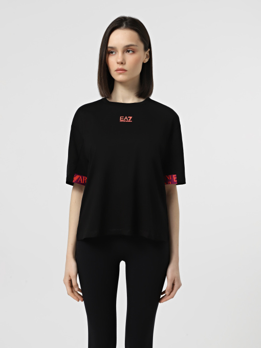 Футболка EA7 Logo Series модель 6DTT15-TJLOZ-1200 Фото