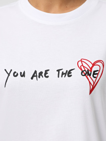 Футболка EA7 7.Cuore модель 7X000032-AF13243-F0071 Фото