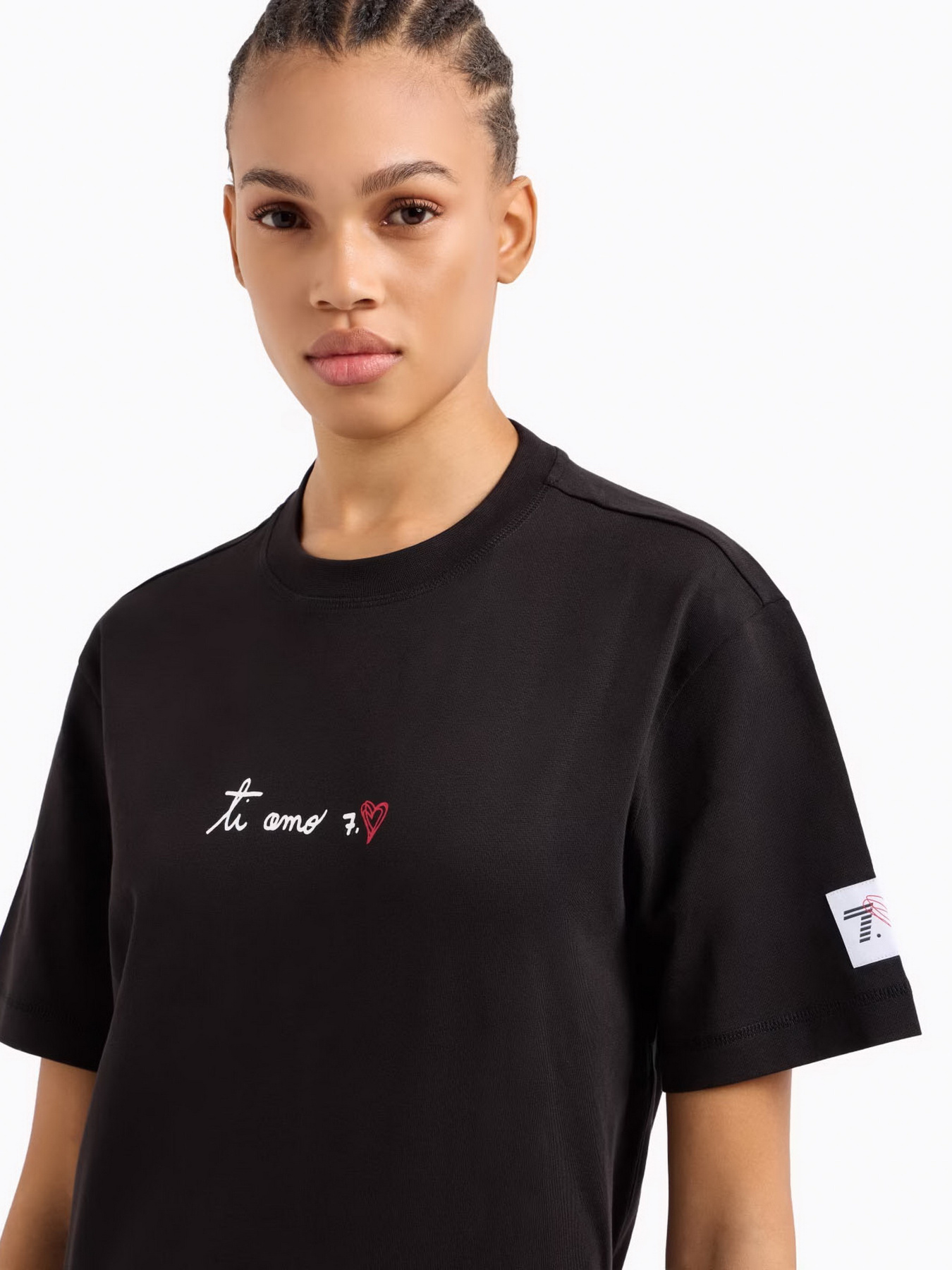 Футболка EA7 7.Cuore модель 7X000032-AF13243-FC135 Фото