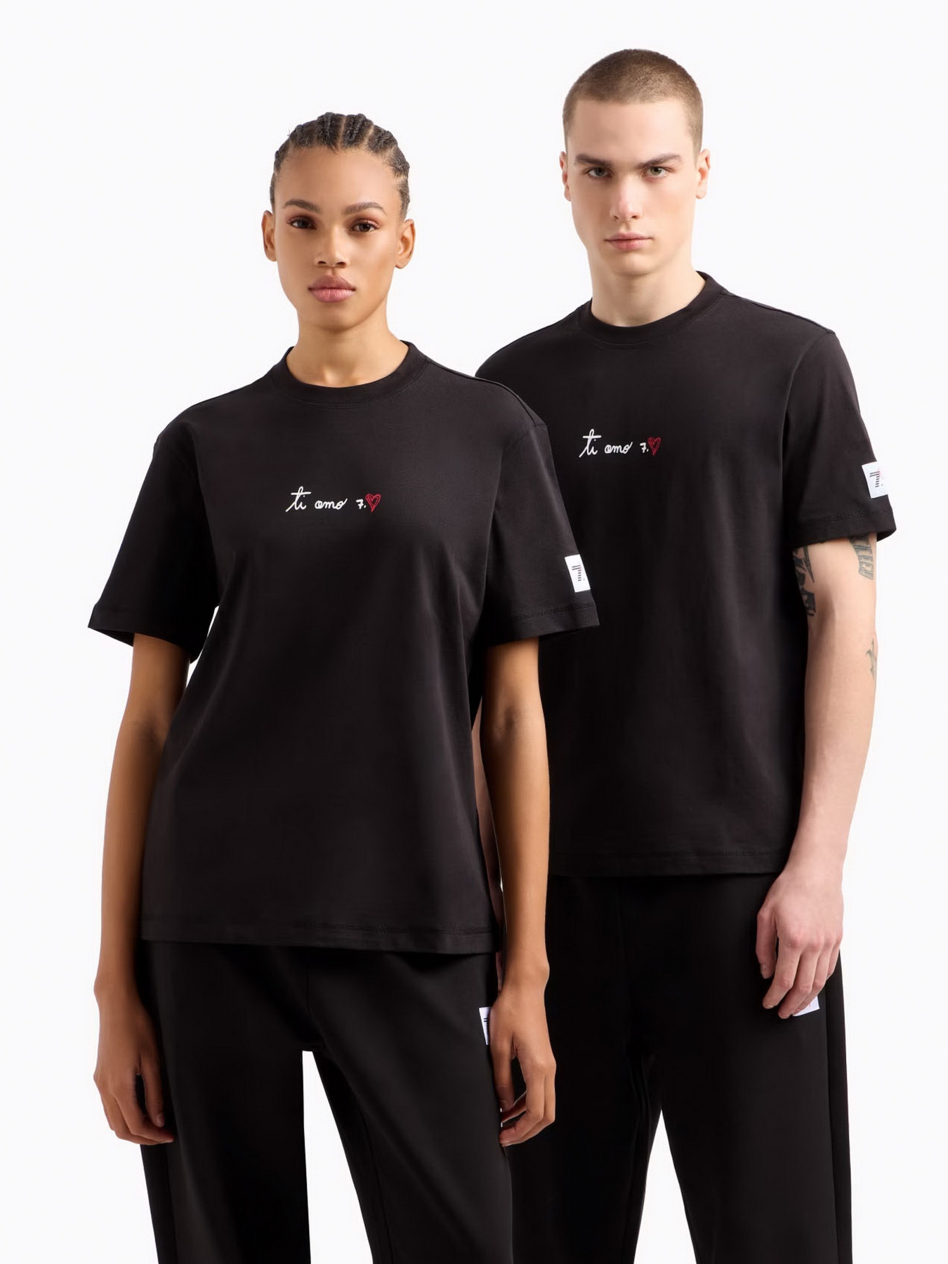 Футболка EA7 7.Cuore модель 7X000032-AF13243-FC135 Фото