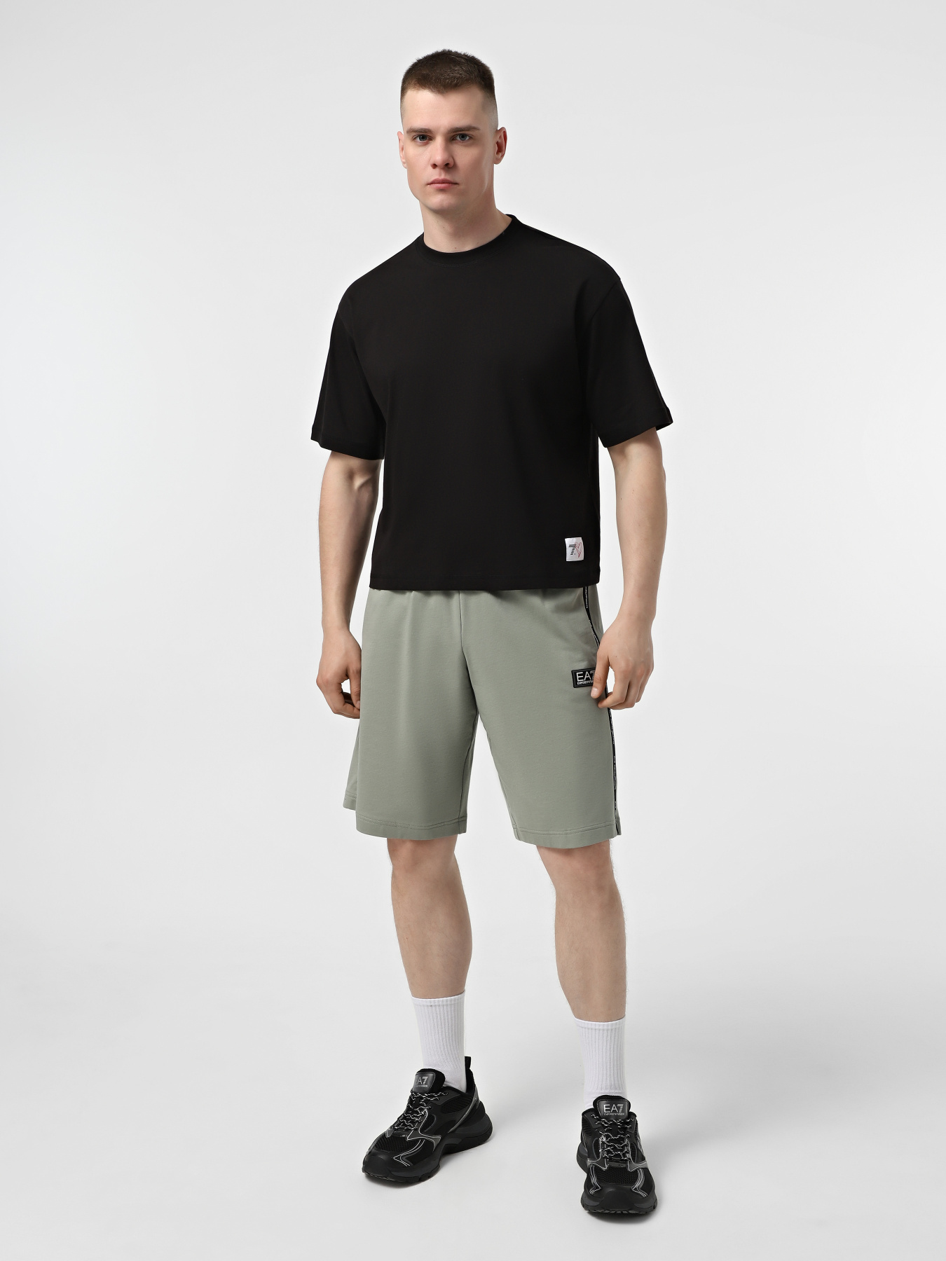 Футболка EA7 7.Cuore модель 7X000036-AF13243-FC138 Фото