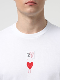 Футболка EA7 7.Cuore модель 7X000038-AF13243-F0076 Фото