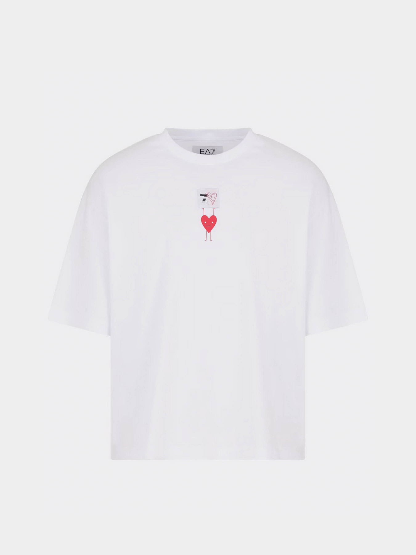 Футболка EA7 7.Cuore модель 7X000038-AF13243-F0076 Фото