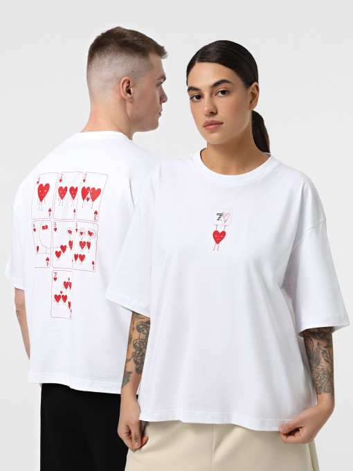 Футболка EA7 7.Cuore модель 7X000038-AF13243-F0076 Фото