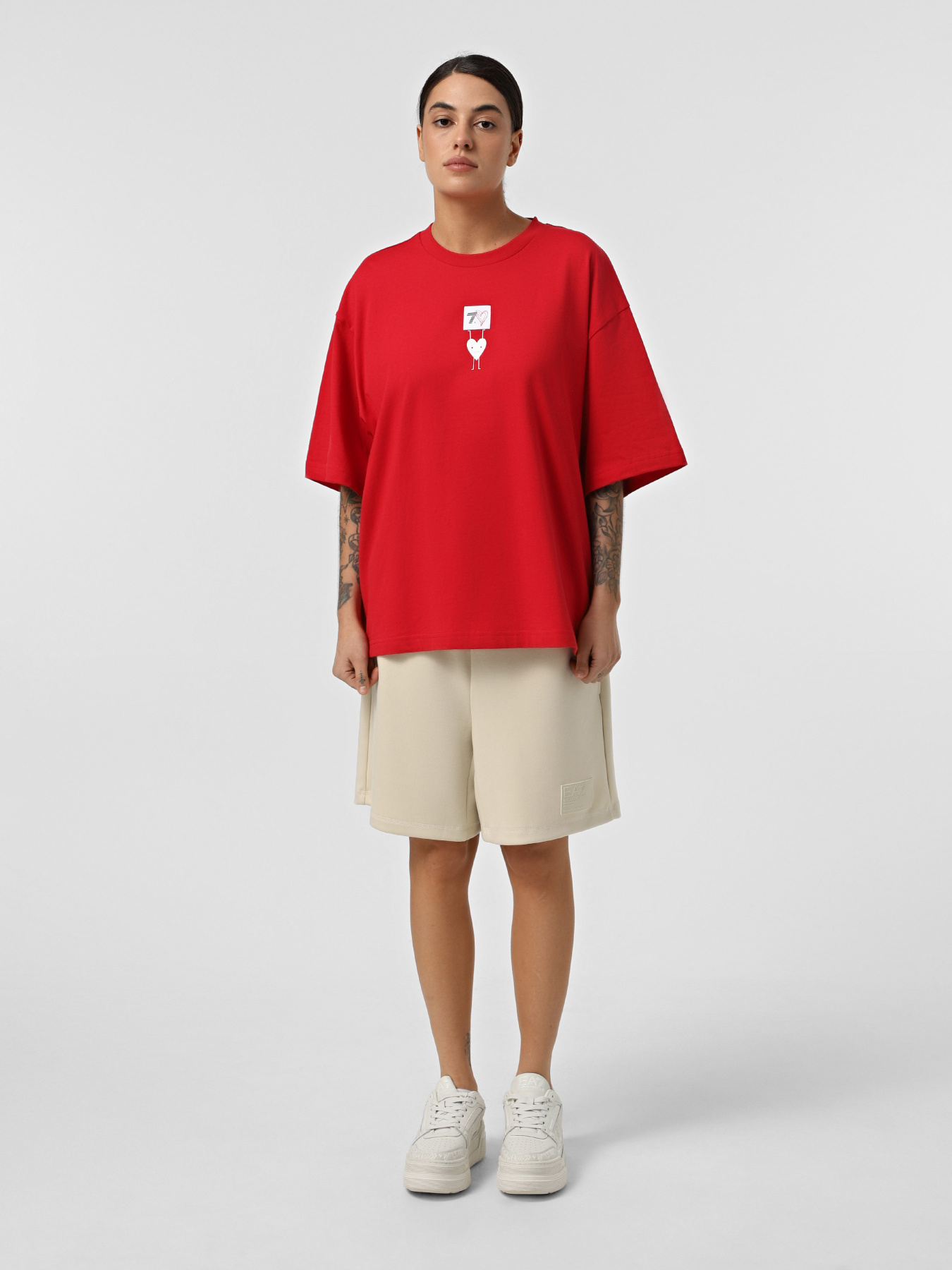 Футболка EA7 7.Cuore модель 7X000038-AF13243-F5043 Фото