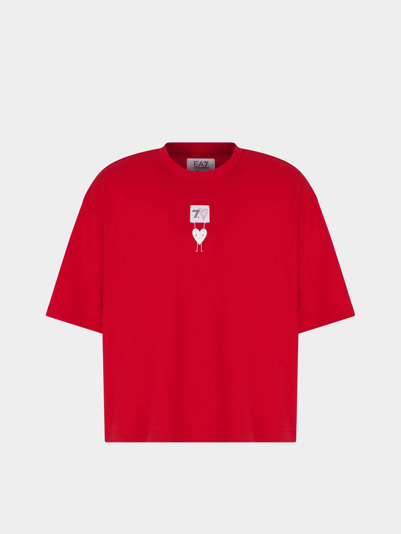 Футболка EA7 7.Cuore модель 7X000038-AF13243-F5043 Фото