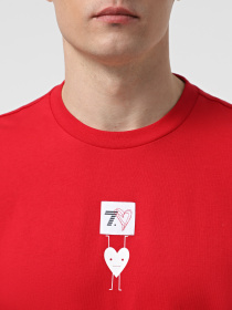 Футболка EA7 7.Cuore модель 7X000038-AF13243-F5043 Фото