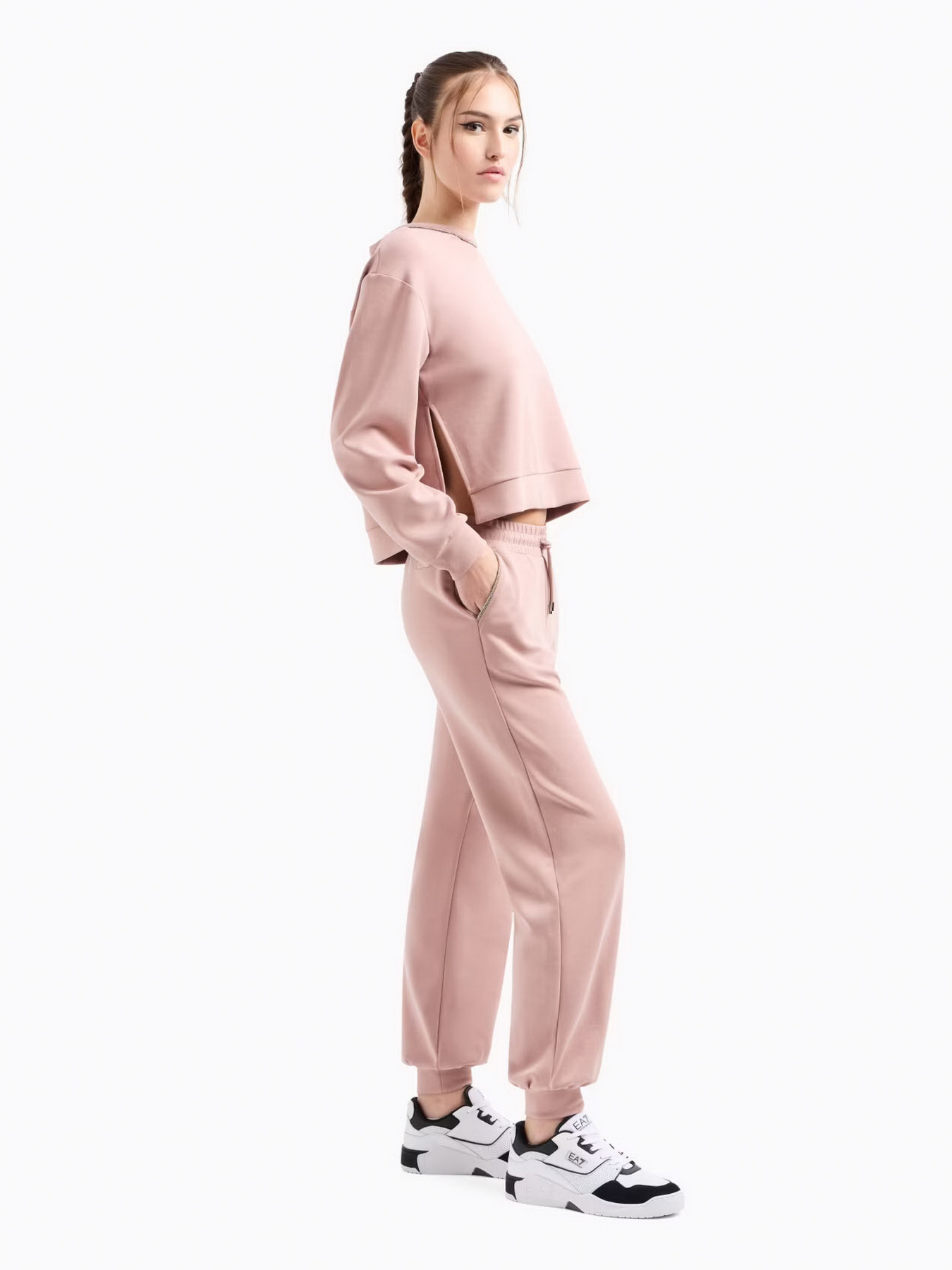 Світшот EA7 Precious модель 7W000142-AF12643-U4079 Фото