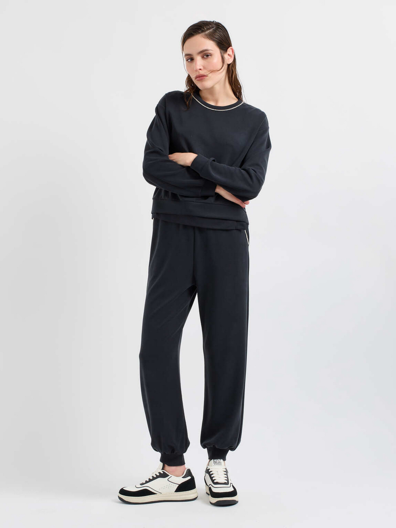 Світшот EA7 Precious модель 7W000142-AF12643-UC001 Фото