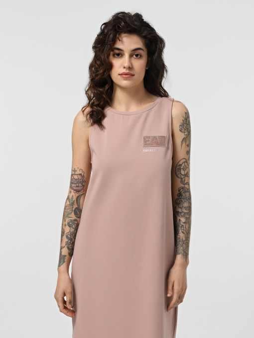Платье миди EA7 Logo Series модель 7W000180-AF12484-U4079 Фото
