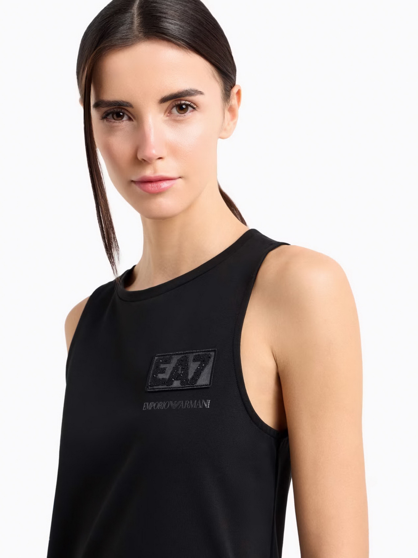 Сукня міді EA7 Logo Series модель 7W000180-AF12484-UC001 Фото