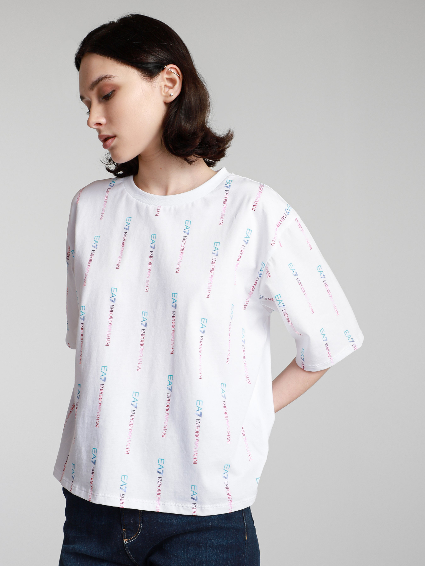 Футболки и поло EA7 модель 3KTT60-TJ9BZ-0100 Фото