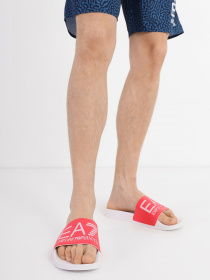 Шлепанцы EA7 модель XCP001-XCC22-S651 Шлепанцы EA7 модель XCP001-XCC22-S651 Фото