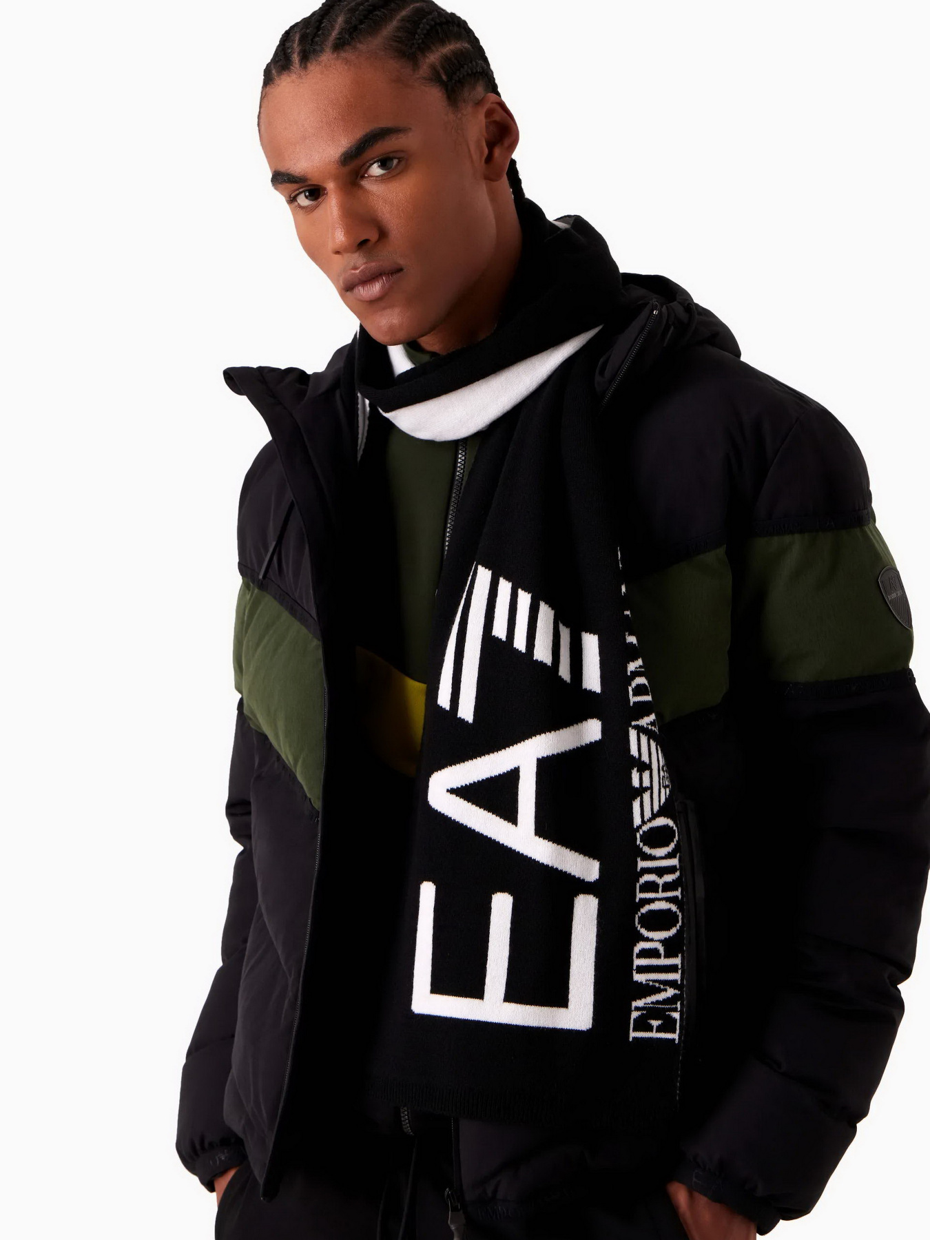 Шарф EA7 Visibility модель 240128-CC200-00121 Фото