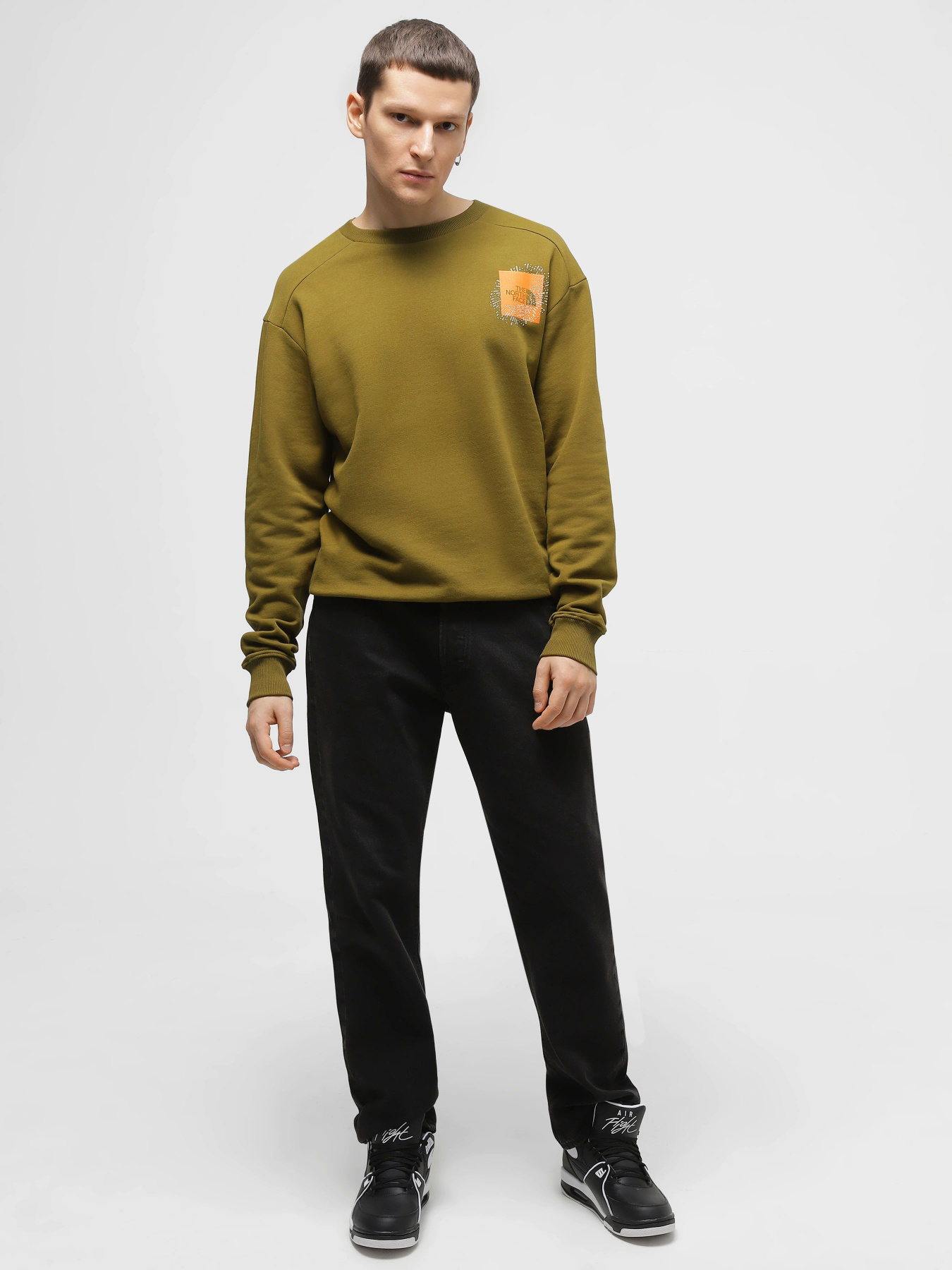 Свитшот The North Face Graphic Crew модель NF0A8531BEB1 Фото