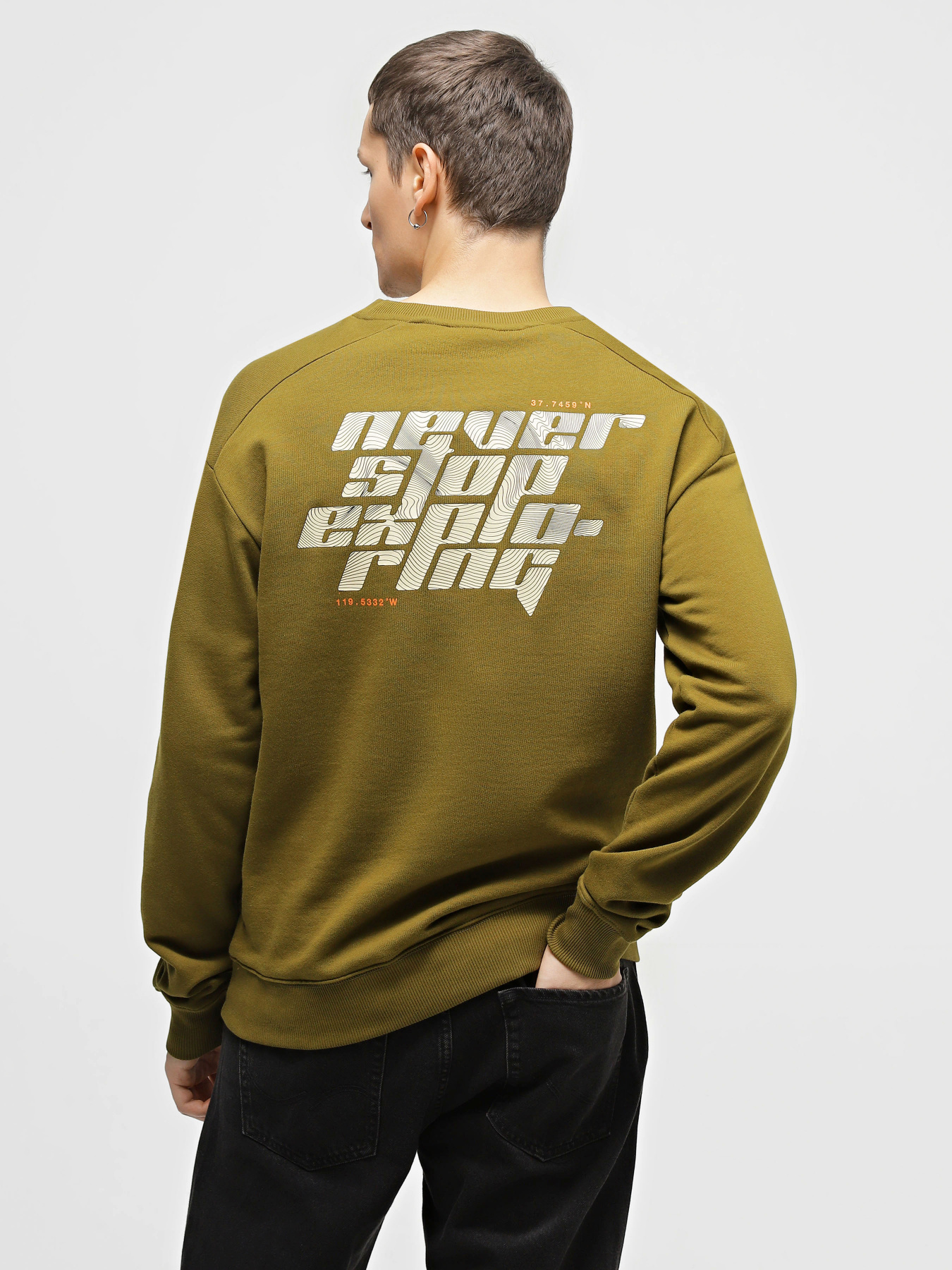 Світшот The North Face Graphic Crew модель NF0A8531BEB1 Фото