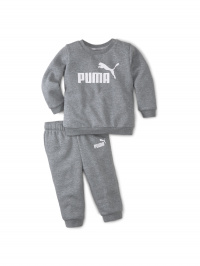 Сірий - Костюм PUMA Minicats Ess Crew Jogger