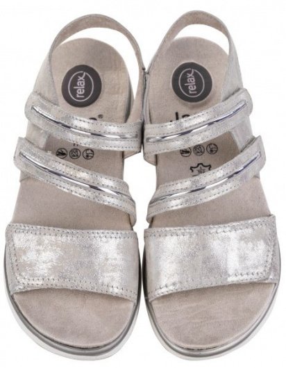 Босоніжки Jana модель 8-8-28402-22-212 GREY/SILVER — фото 4 - INTERTOP