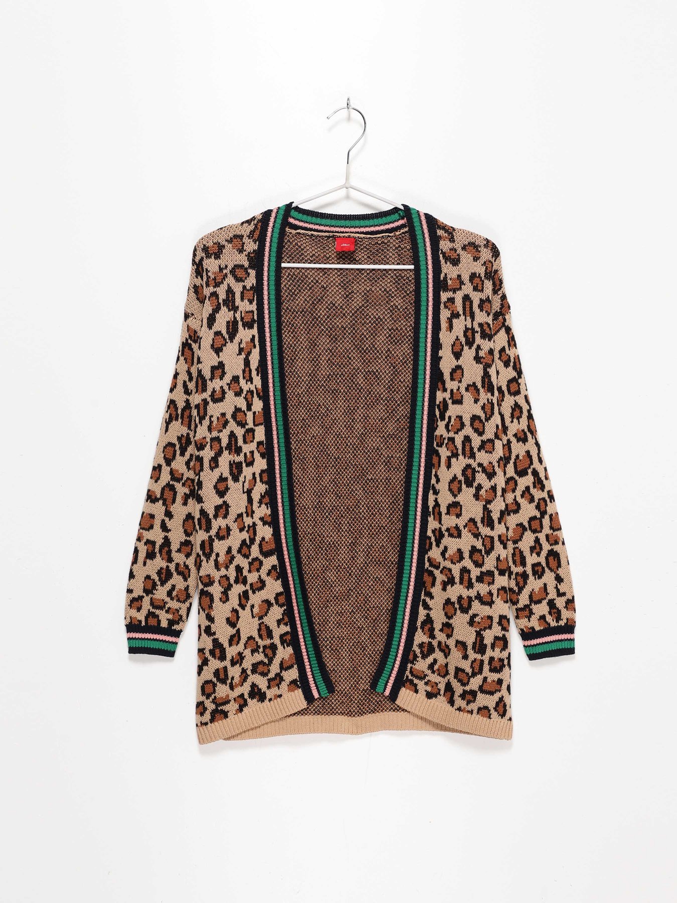 Кардиган S.Oliver модель 12712200_бежевий комб. Фото