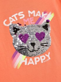 Лонгслив S.Oliver модель 53002318617_помаранчевий комб. Фото