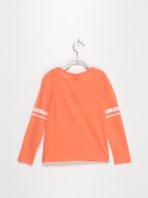 Лонгслів S.Oliver модель 53002318617_помаранчевий комб. Лонгслів S.Oliver модель 53002318617_помаранчевий комб. Фото