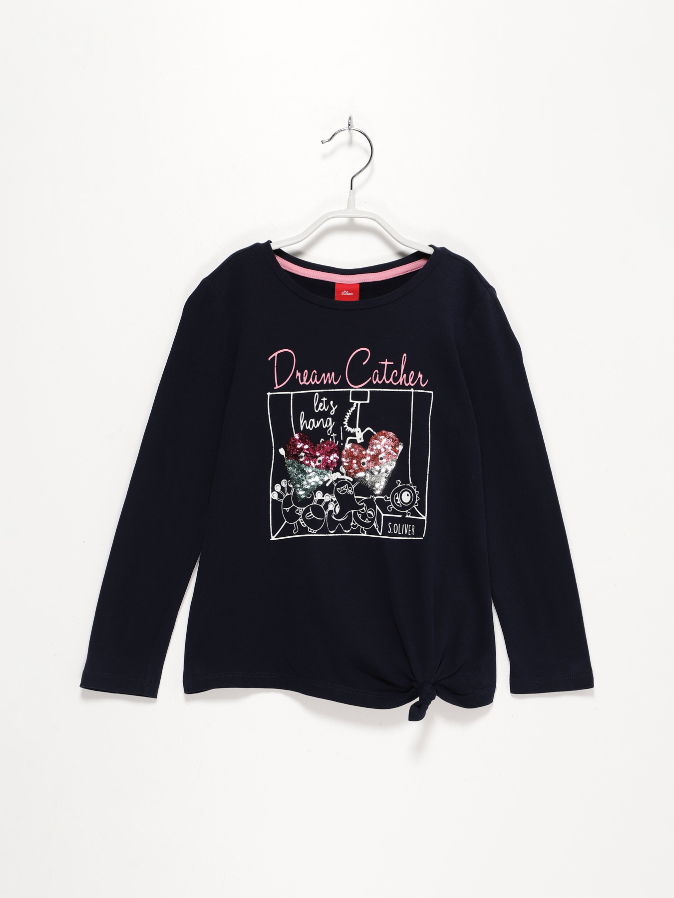 Лонгслів S.Oliver модель 53008312332_т.синій комб. Фото