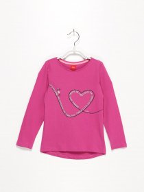 Лонгслив S.Oliver модель 53008312418_т.рожевий комб. Фото