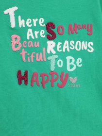 Лонгслив S.Oliver модель 53008312728_зелений комб. Фото