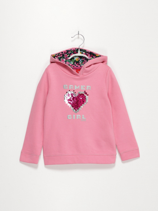 Худи S.Oliver модель 53008412362_рожевий комб. Фото