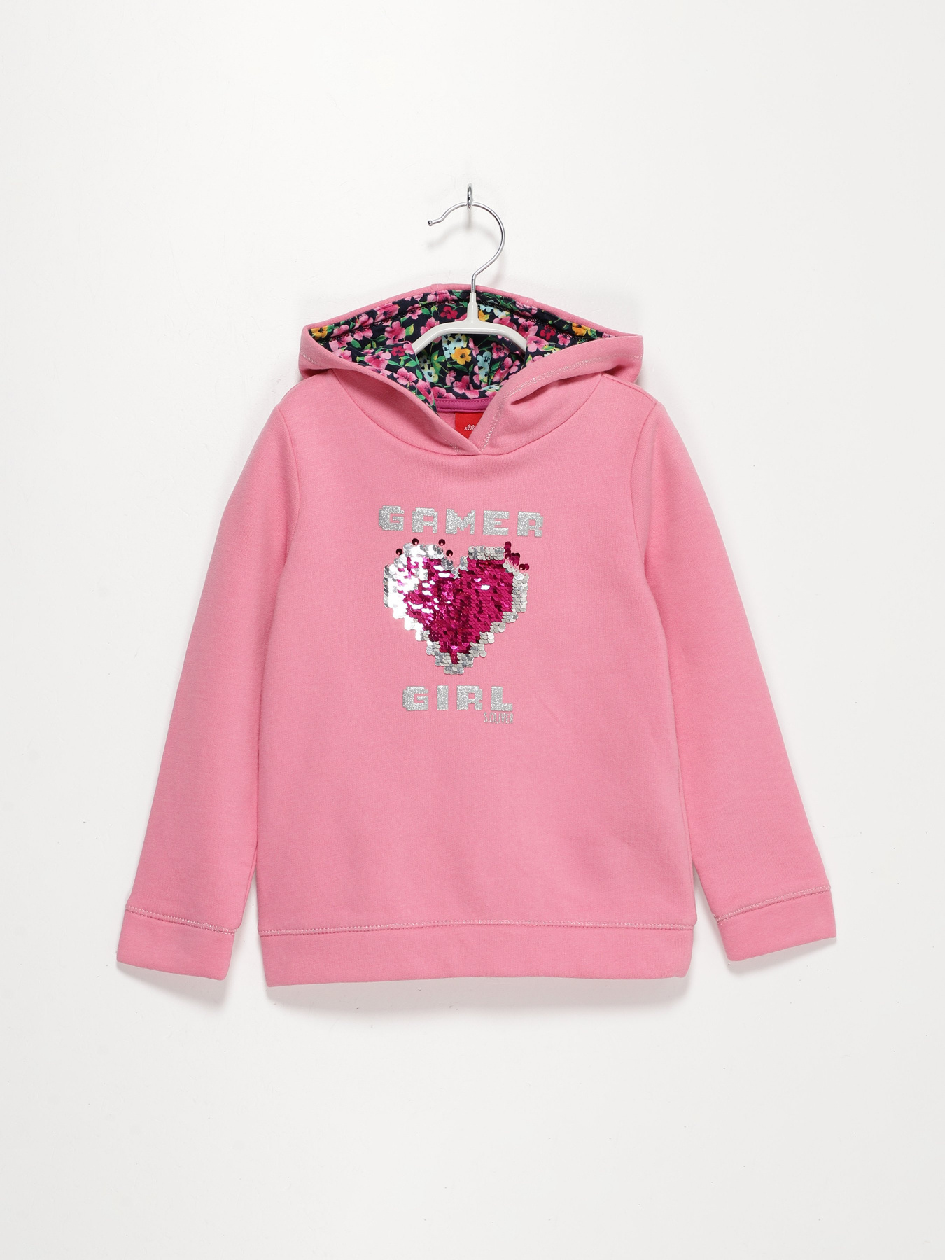 Худи S.Oliver модель 53008412362_рожевий комб. Фото