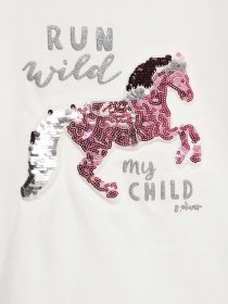 Лонгслив S.Oliver модель 53009312459_білий комб. Фото