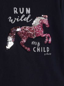 Лонгслив S.Oliver модель 53009312459_т.синій комб. Фото